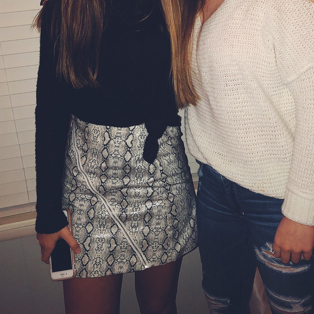 Snakeskin Skirt